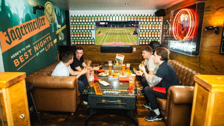 Private space to watch Wimbledon Tennis Live 2025 with food and drink at Belushi's sports bar in London